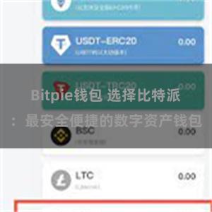 Bitpie钱包 选择比特派：最安全便捷的数字资产钱包