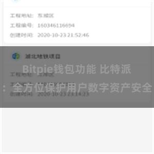 Bitpie钱包功能 比特派：全方位保护用户数字资产安全