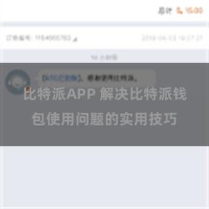 比特派APP 解决比特派钱包使用问题的实用技巧