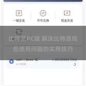 比特派PC版 解决比特派钱包使用问题的实用技巧