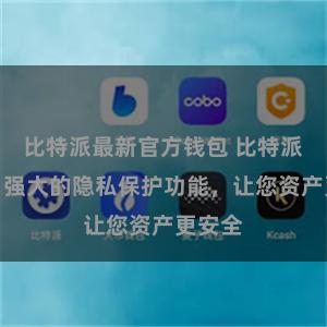 比特派最新官方钱包 比特派钱包：强大的隐私保护功能，让您资产更安全