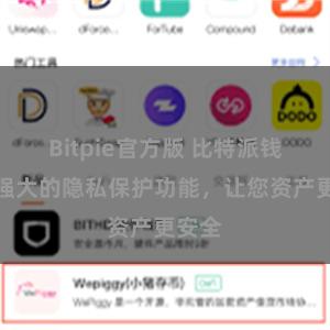 Bitpie官方版 比特派钱包：强大的隐私保护功能，让您资产更安全