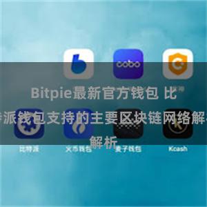 Bitpie最新官方钱包 比特派钱包支持的主要区块链网络解析