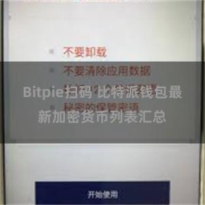 Bitpie扫码 比特派钱包最新加密货币列表汇总