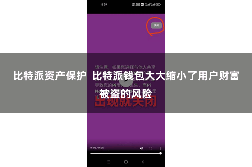 比特派资产保护  比特派钱包大大缩小了用户财富被盗的风险