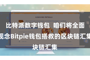 比特派数字钱包  咱们将全面观念Bitpie钱包搭救的区块链汇集